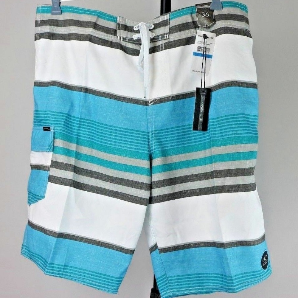 O'Neill Men's Santa Cruz Stripe Boardshort